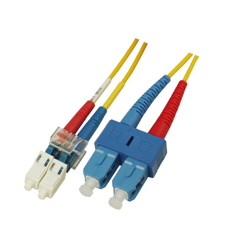 Fibre Cord LC/UPC-SC/UPC Duplex 20 M (P-SM9-D2Y-LCU-SCU-20)