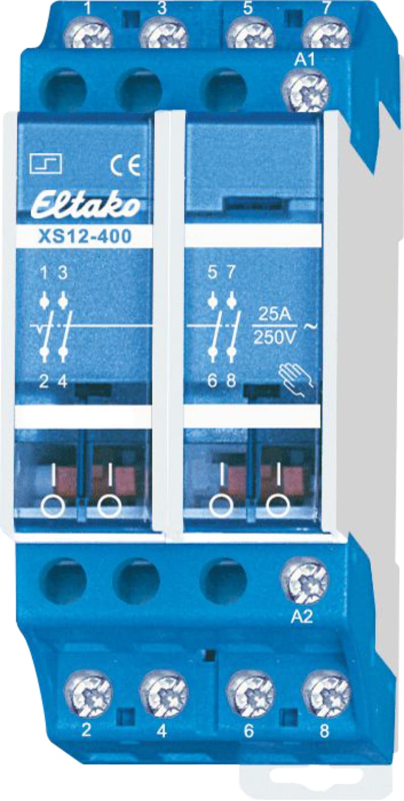 Impulse Switch 4NO 25A/250V AC (XS12-400-230V)