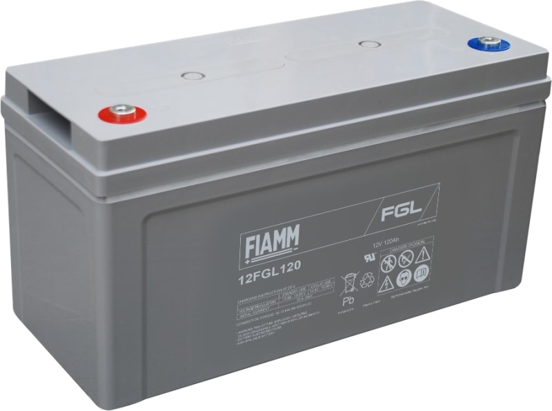 10 years FIAMM. LEAD-CORDLESS. 12V/120AH. (12FGL120)