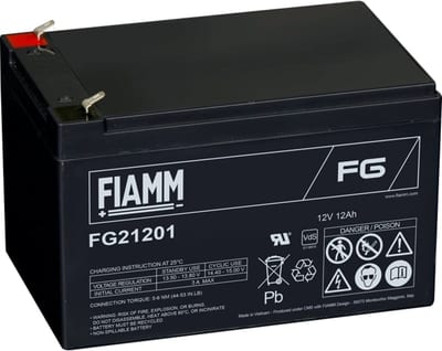 12V/12AH Accu (Narrow terminal)