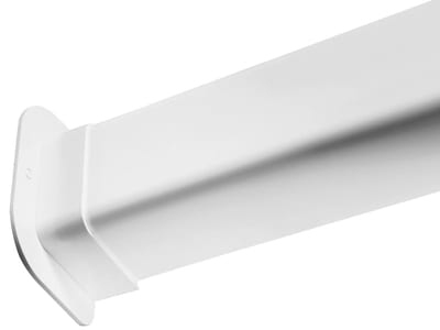 Luftexpressen Duct Wall Connector, Straight, White