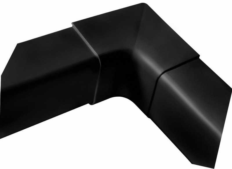 Luftexpressen Duct Internal Corner, 90°, Black (1806003-B)