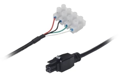 Teltonika PR2FK20M Screw-Terminal Power Cable, 4×0.129 mm², 2 m