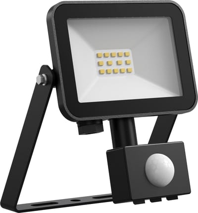 FOX Floodlight 10W/740 1070LM Black PIR