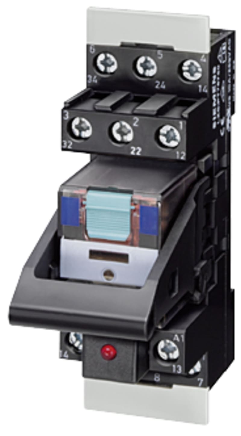 Siemens LZS:PT5A5L24 relay 4CO 6A 24VDC with socket