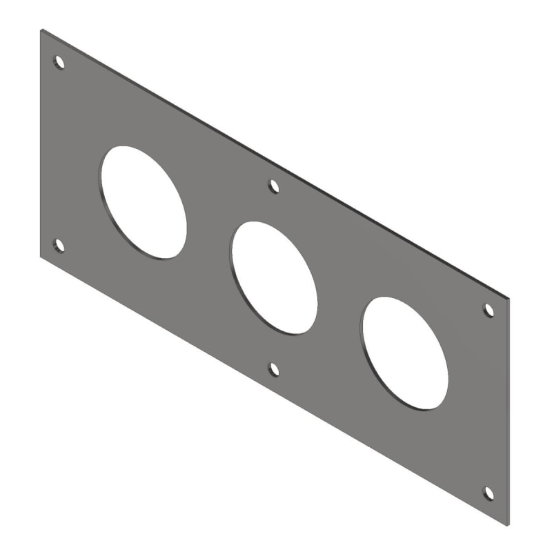 Internal Cable Entry Plate 3 hole (KBI-3B)