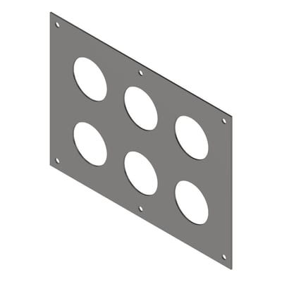 Internal Cable Entry Plate 6 hole