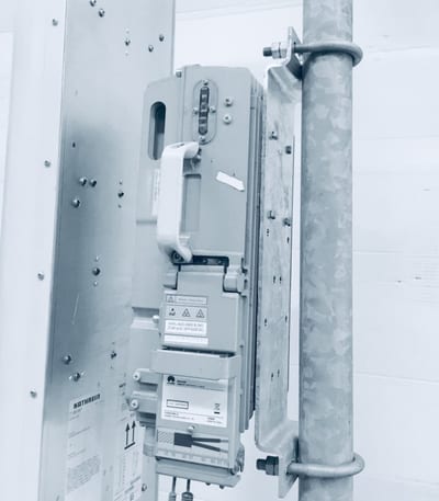 Bracket for RRU Pre-Mounting, Ø41-60 mm