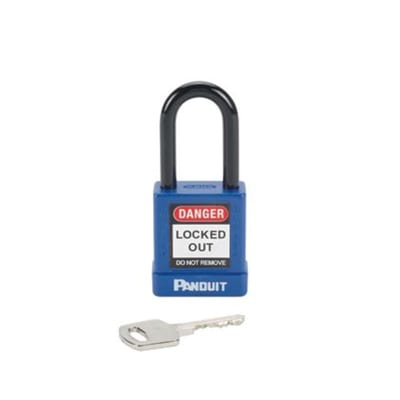 Blue Plastic Body Padlock
