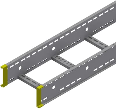 Øglænd System OE150 Cable Ladder, 300 mm, 3 m, Stainless Steel