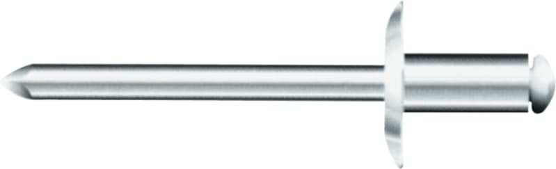 Bralo Blind Rivet Ø4.0x12 mm Aluminium, Grip 6.5-8.5 mm, 250 pcs (22001040004012)