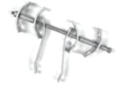 Bolt for EVS bracket 420 with mounting lugs