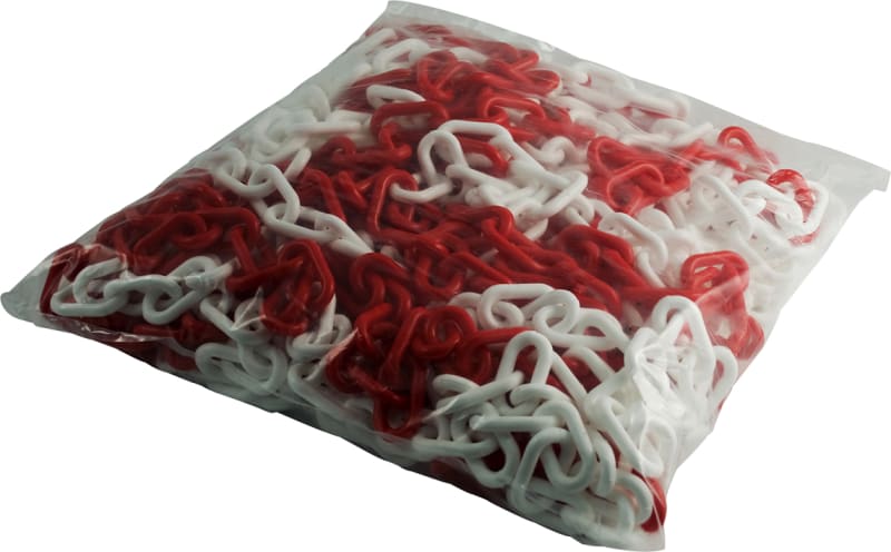 Bradylink barrier chain red/white 25M (278269)