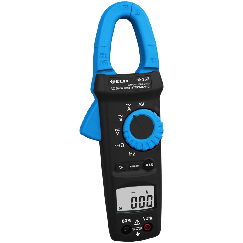 Elit 362 True-RMS Clamp Meter with Multimeter Functions