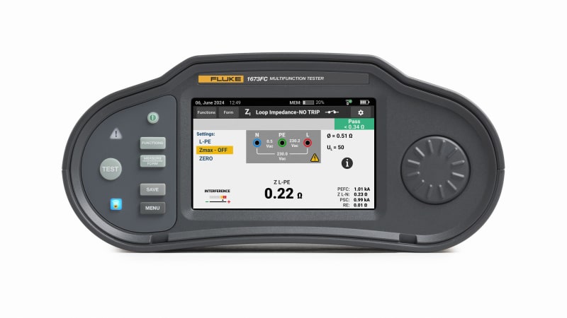 Multi installation tester Fluke 1673SCH (5580834)