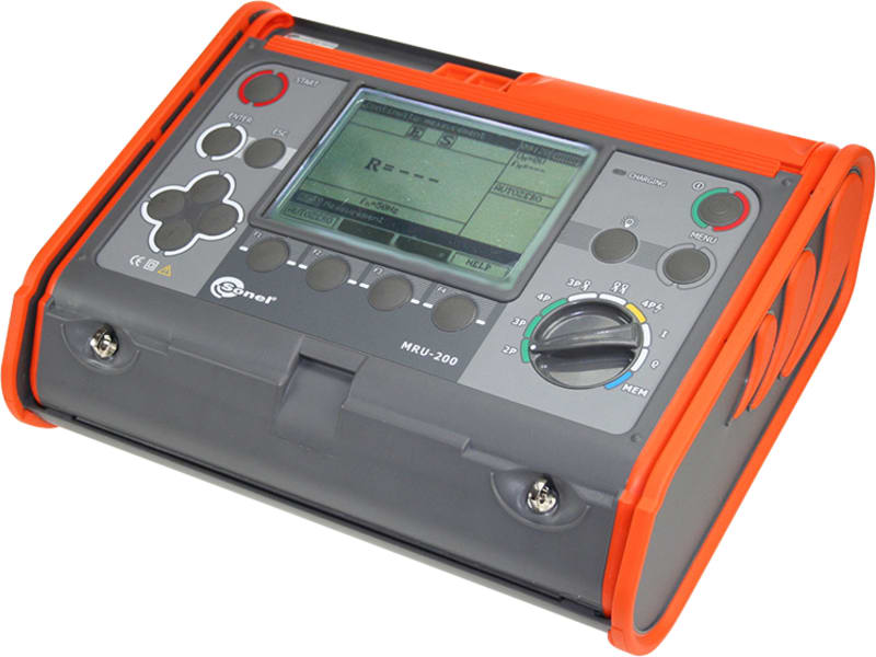 Elit MRU-120 IP54 earth resistance tester with 200 mA (1070027)
