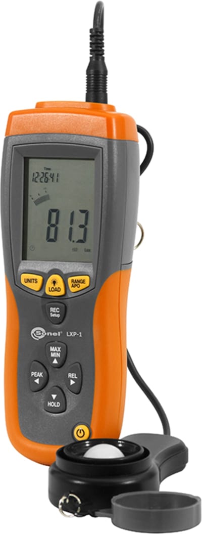 Elit LXP-1 Digital Luxmeter with Calibration Certificate and Data Logging