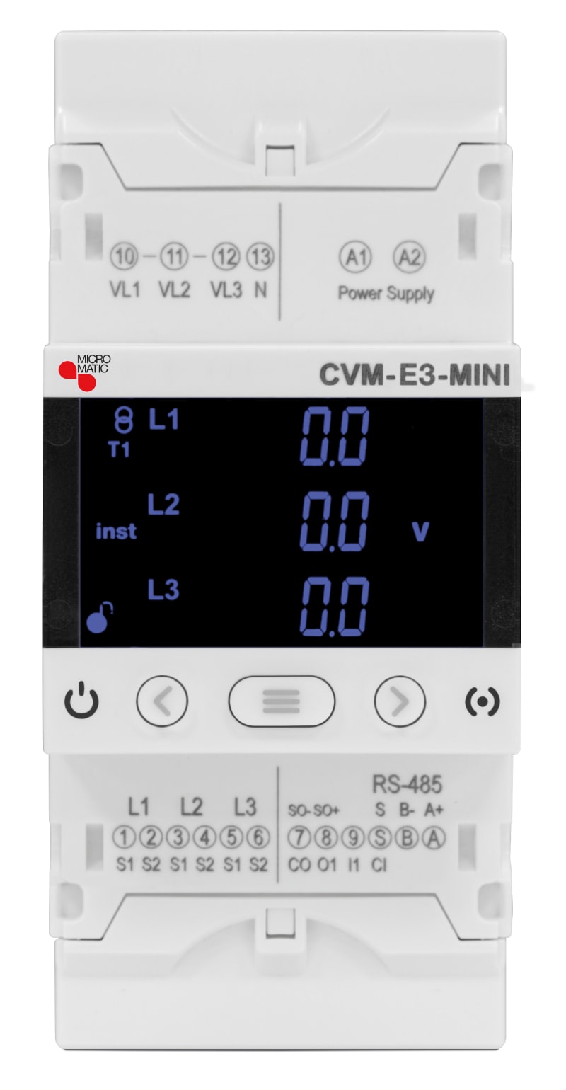 Power analyser CVM-E3-MINI-MC-RS485-IC (CI56424MC)