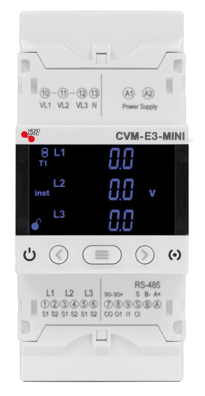 Power analyser CVM-E3-MINI-MC-RS485-IC
