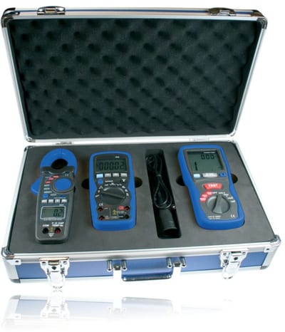 ELIT Installer's Case No. III with 363 Clamp, 919 Multimeter, 1560 Insulation Tester