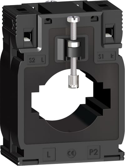 Schneider Electric current transformer tropicalised DIN mount 800 5 cables d. 40 - bars 12X50 20X40 METSECT5MD080