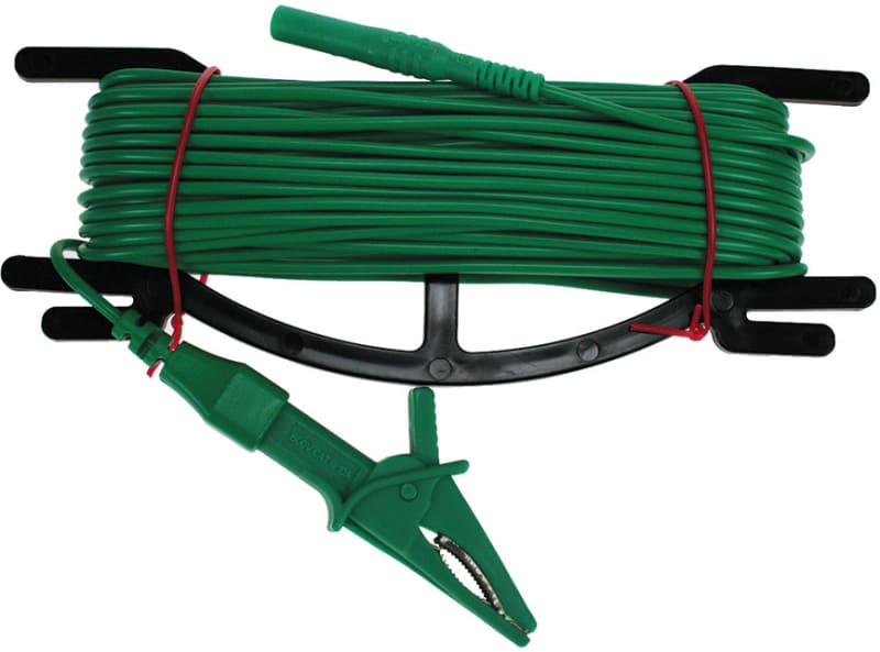 Elit 1130125 A1027 Green Test Lead 20 m with 4 mm Connector