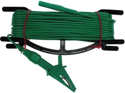 Elit 1130125 A1027 Green Test Lead 20 m with 4 mm Connector