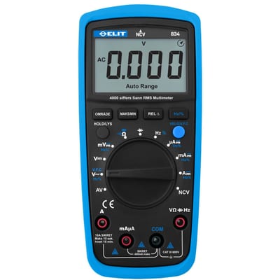 Multimeter True RMS CAT III 600 V