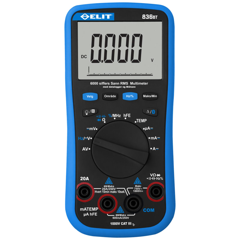 ELIT 836BT Mulitmeter (10250020)