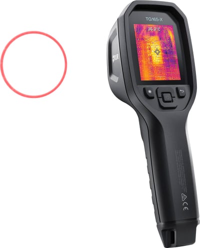 FLIR TG165-X IR thermometer with IGM