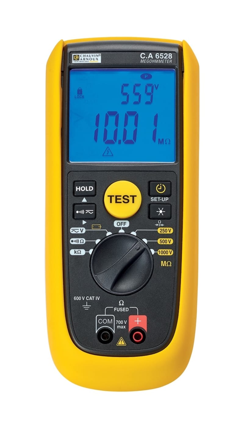 Chauvin Arnoux CA 6528 Insulation Tester CAT IV 250/500/1000 V (8022154)