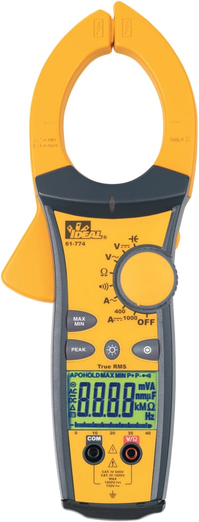 Ideal 774 AC/DC TRMS Clamp Meter