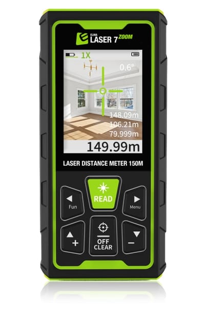 Elma Laser 7 Zoom Laser Distance Meter 150 m
