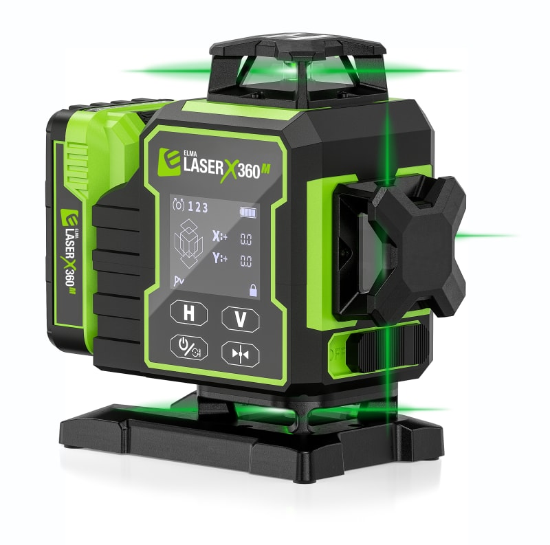 Elma Laser X360-M linjelaser with motor (5706445677207)