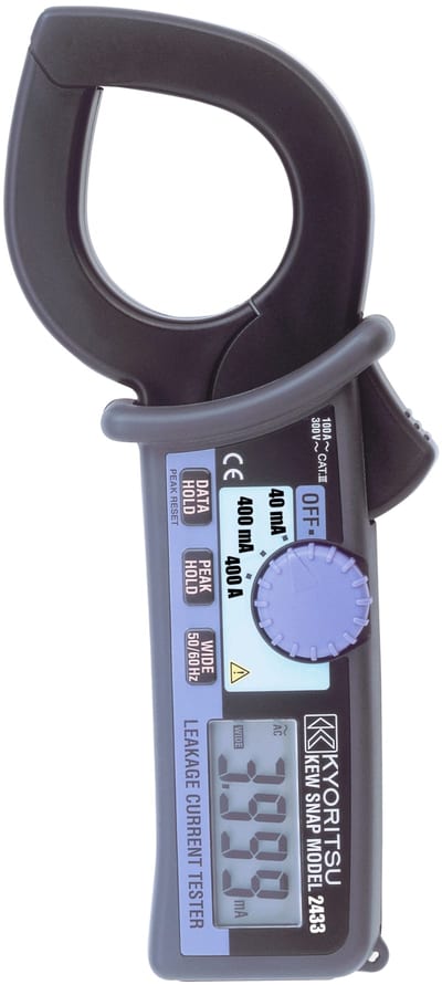 Elma Instruments 2433R Digital Leakage Current Clamp True RMS 400 A