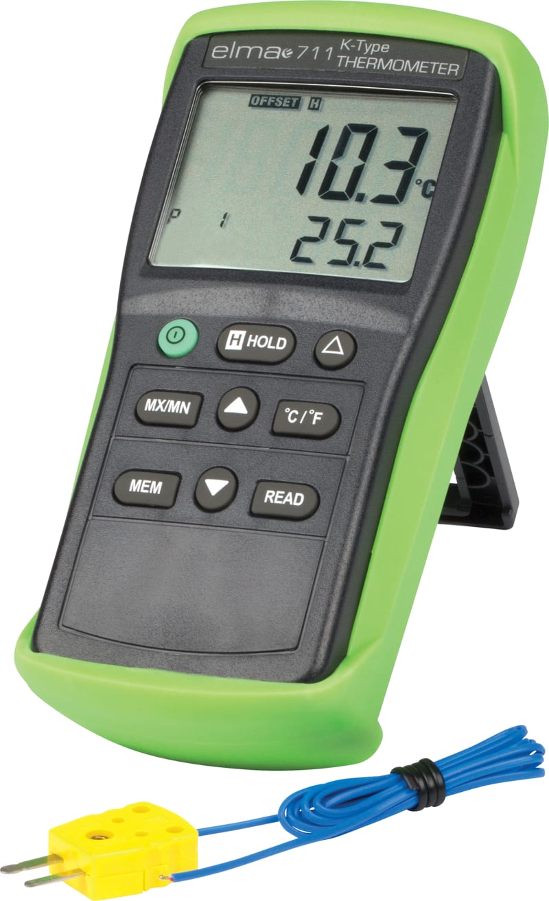Elma 711 Digital Thermometer, Type T, -50 to +1350 C (42711)