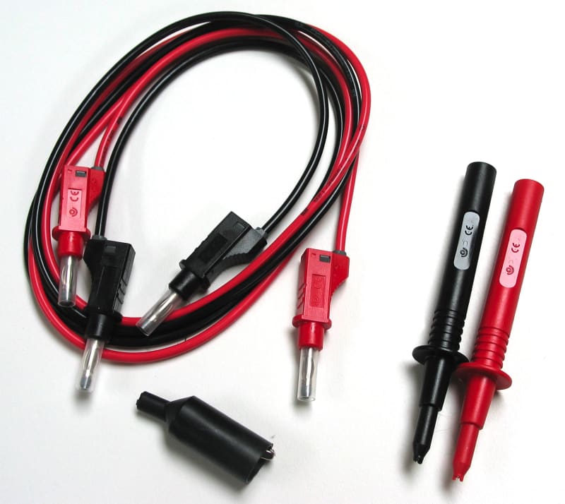 Elma Instruments 421215 KA 3604 PVC Safety Test Lead Set, 4 mm Plug
