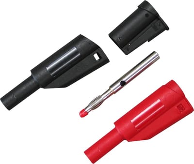 Electro PJP 4 mm Safety Banana Plug Set 1000 V CAT IV