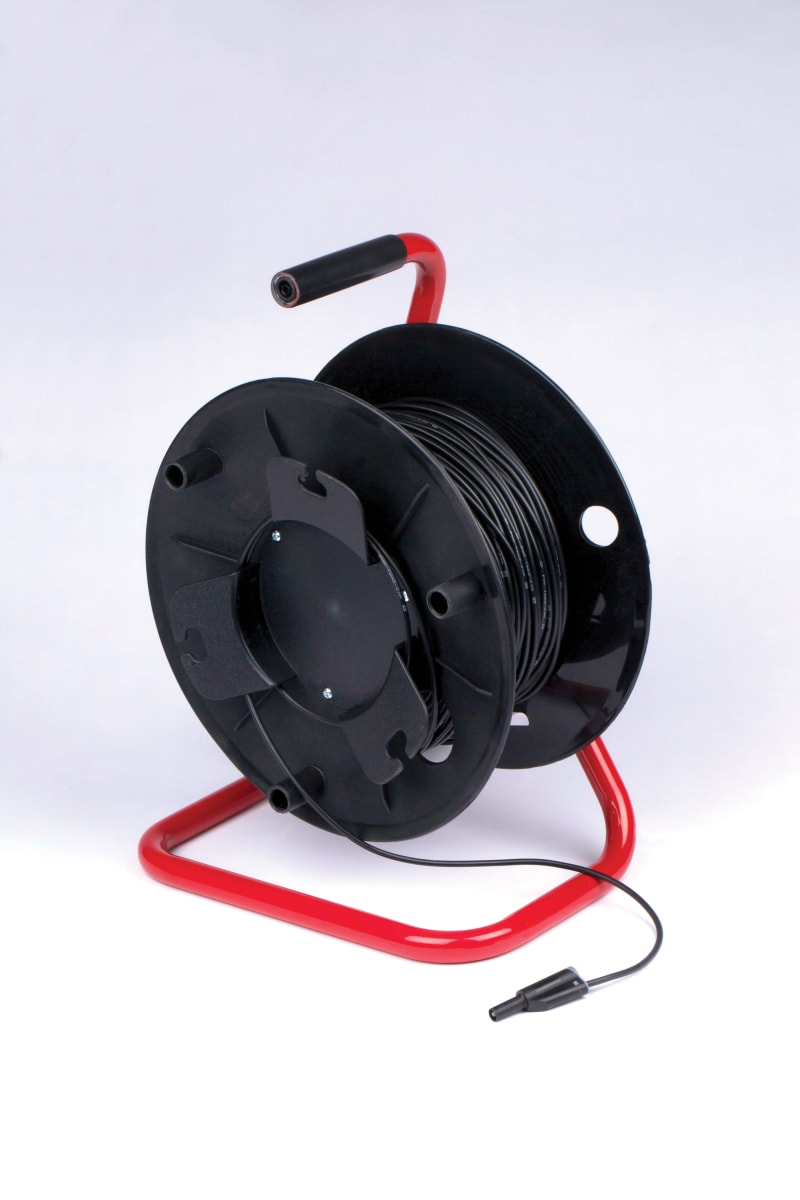 Electro PJP Elma Test Lead on 100 m Cable Reel, 1.0 mm² Black (KT SORT 100M 1,0)