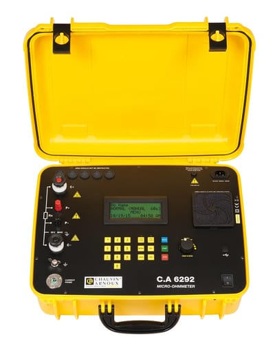 Chauvin Arnoux CA 6292 Microhmmeter 200 A Test Current