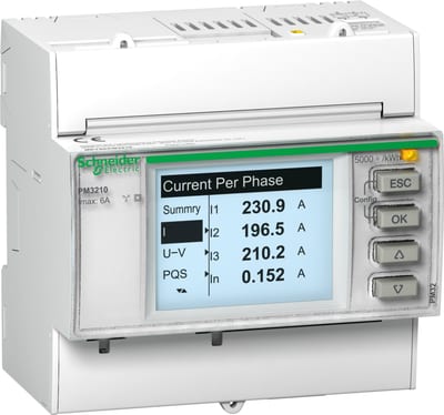 Schneider Electric PM3210 power meter - output digital and pulse METSEPM3210