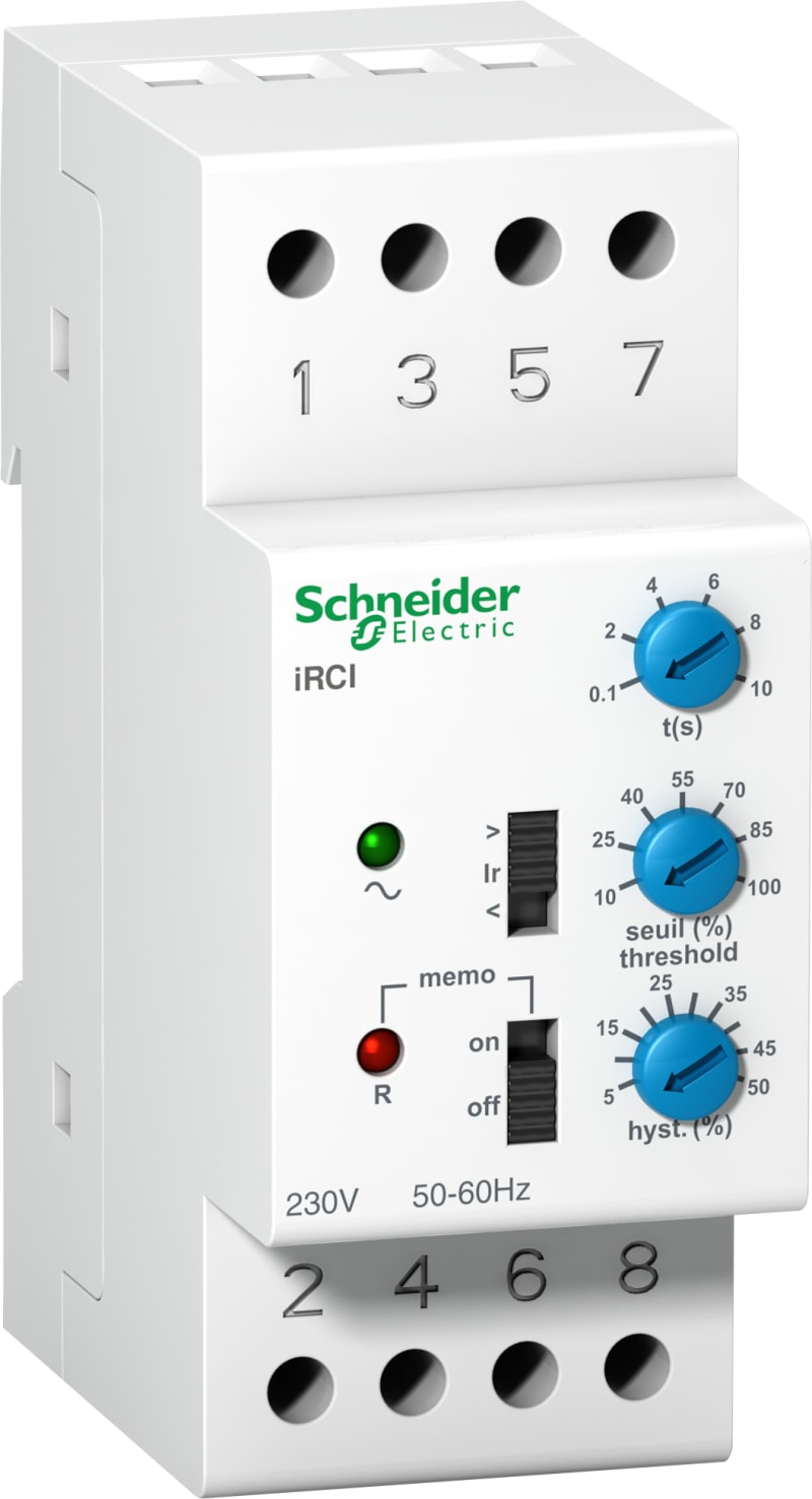 Schneider Electric voltage control relay iRCU - 8 A - 230 V 50/60Hz - 1 OC A9E21182