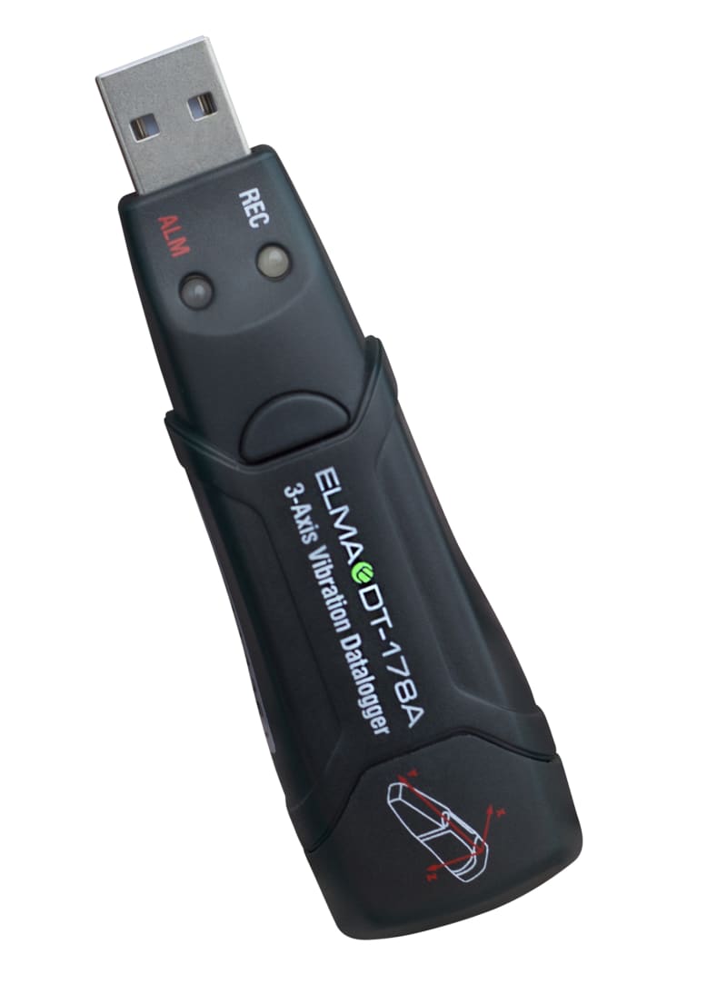 Elma Instruments DT178A 3-Axis Vibration Meter and Data Logger