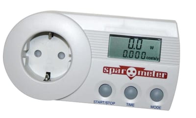 SparOmeter m. Schuko plug