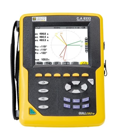 Chauvin Arnoux CA 8333 Power Quality Analyser with MA193 Flexible Current Clamps Ø70 mm