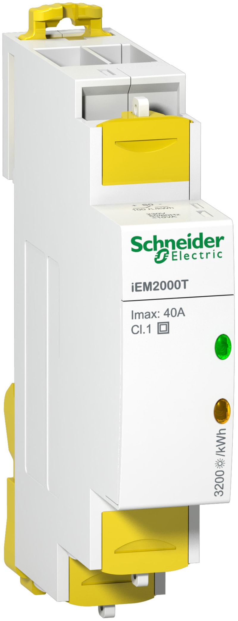 Schneider Electric modular single phase power meter IEM2000T - 230V - 40A without display A9MEM2000T