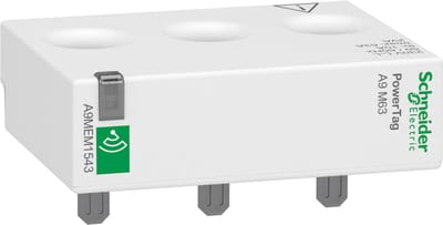 Schneider Electric energy sensor, PowerTag Monoconnect 230V LL 63A 3P top and bottom position A9MEM1543