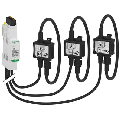 Schneider Electric energy sensor, PowerTag Rope 200A 3P/3P+N top and bottom position A9MEM1590