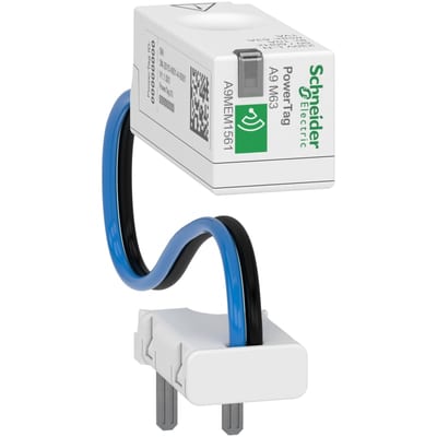 Schneider Electric energy sensor, PowerTag phaseNeutral 63A 1P+N top position A9MEM1561