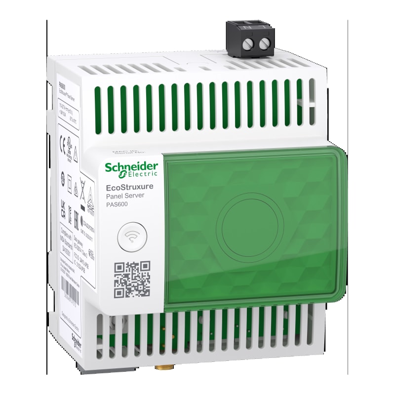 Schneider Electric EcoStruxure Panel Server - universal wireless, concentrator modbus gateway 110-277 VAC/DC PAS600